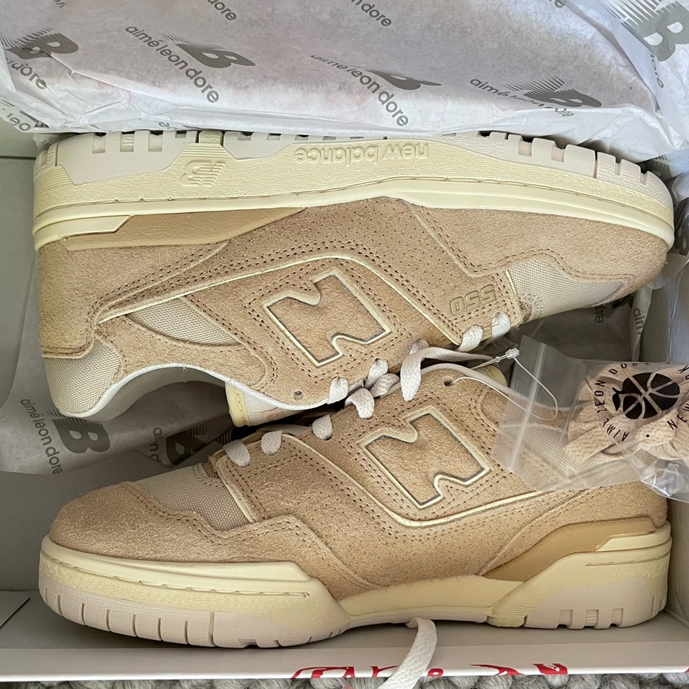 NIB New Balance 550 x Aime Leon Dore Taupe Suede sz 7